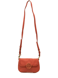 TORY BURCH◆ショルダーバッグ/レザー/PNK