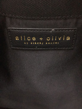 alice+olivia◆アリスプラスオリビア/トートバッグ/キャンバス/ブラック/STACE FACE_画像5