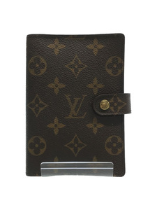 LOUIS VUITTON◆手帳カバー/レザー/BRW/レディース/R20005