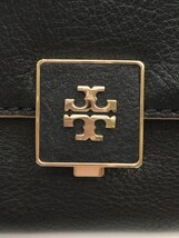 TORY BURCH◆コインケース/レザー/BLK/レディース_画像3