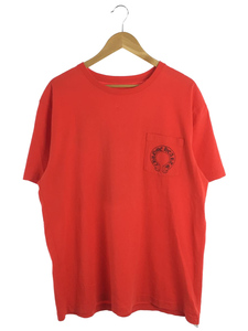 CHROME HEARTS◆Tシャツ/XL/コットン/RED/プリント/mattyboy