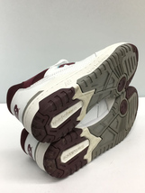 NEW BALANCE◆BB550WBG/Burgundy/ローカットスニーカー/28.5cm/ホワイトxバーガンディ/シューズ/靴_画像4