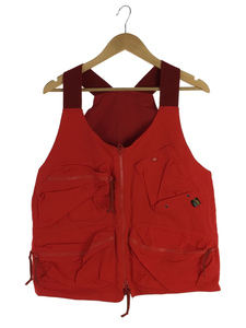 COMFY OUTDOOR GARMENT◆ナイロンベスト/M/ナイロン/RED/無地/CMF1801-V01J-SP