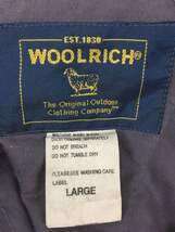 Woolrich◆ジャケット/L/コットン/ブラック/黒/BLK/無地/左袖ボタン欠品/破れ有_画像3