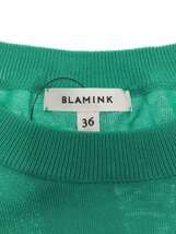 BLAMINK◆S C 16G CN LSL/36/コットン/GRN/7913-106-0207_画像3