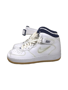 NIKE◆Air Force 1 Mid NYC/ハイカットスニーカー/25cm/WHT/DH5622-100