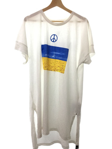 THE ONENESS/Tシャツ/L/コットン/WHT/OA-HT25-050UKRN/