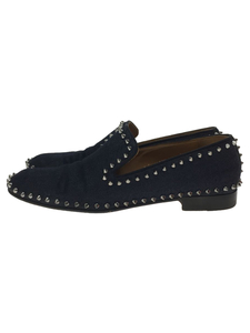 Christian Louboutin◆CASANOBOY FLAT MINI DENIM/43/ネイビー/3190420/ヨゴレ有