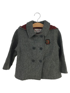 familiar* pea coat /110cm/ wool /GRY