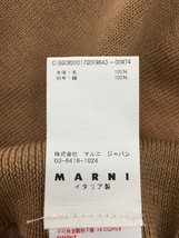 MARNI◆ニットベスト(薄手)/38/ウール/BEG/総柄FRANKNAVIN/18AW/スカーフ/スペースシャトル_画像5