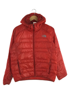 THE NORTH FACE◆LIGHT HEAT HOODIE_ライトヒートフーディー/L/ナイロン/RED