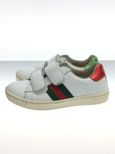 GUCCI◆キッズ靴/-/スニーカー/WHT/455448