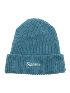 Supreme◆20AW/loose gauge beanie/-/アクリル/BLU/メンズ