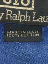 POLO RALPH LAUREN◆ポロシャツ/M/コットン/ブルー×イエロー/ボーダー/MADE IN USA/_画像5