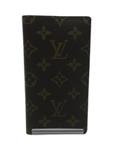 LOUIS VUITTON◆アジェンダポッシュ_モノグラム_BRW/レザー/BRW/メンズ_画像1