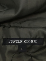 JUNGLE STORM◆コート/L/ナイロン/KHK_画像3