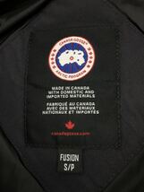 CANADA GOOSE◆ダウンジャケット/S/デニム/BLK/4071MA/CONSTABLE PARKA/袖口毛玉有_画像3