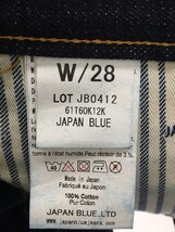 JAPAN BLUE JEANS◆JB0412-J ID 16.5ozモンスターテーパード JB0412J/28/コットン/IDG_画像5