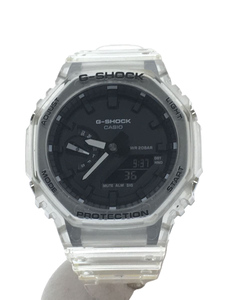 CASIO◆クォーツ腕時計_G-SHOCK/デジアナ/ラバー/BLK/CLR