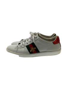 GUCCI◆ローカットスニーカー/38/WHT/レザー/431942