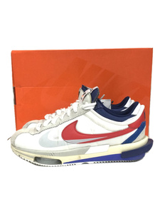 NIKE◆×sacai/Zoom Cortez/28cm/WHT/DQ0581-100/汚れ有