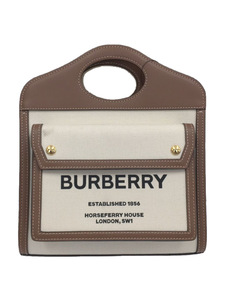 BURBERRY◆Mini Pocket Bag//BMPLIW1302/ハンドバッグ/トートバッグ/ショルダー欠品