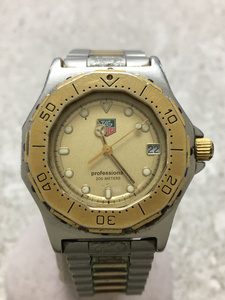 TAGHeuer◆クォーツ腕時計/デジタル/ステンレス/GLD/SLV/SS