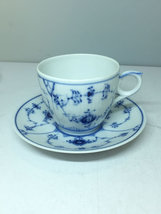 ROYAL COPENHAGEN◆カップ&ソーサー/6点セット/ブルー/ブルーフルーテッド/青磁/総柄/レース・ブレイン_画像2