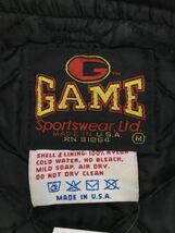 game sportswear /スタジャン/M/ナイロン/BLK_画像3