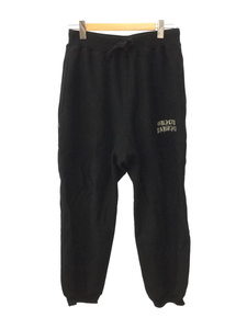 WACKO MARIA◆ボトム/L/コットン/BLK/HEAVY WEIGHT SWEAT PANTS/22FW