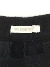 GALERIE VIE◆クロップドパンツ/36/ウール/BLK/22AW/ファインブークレー ワイドクロップドパンツ_画像4