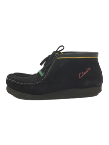 Clarks◆WALLABEE/ワラビー/ブーツ/10M/BLK/スウェード/77998