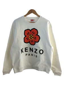 KENZO◆22SS/BOKE FLOWER/スウェット/XL/コットン/WHT/FC55SW410CMI