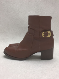 FENDI* Fendi / short boots /35.5/ Brown / leather 