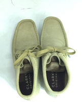 Clarks◆ブーツ/22.5cm/BEG/スウェード/wallabee boot maple suede_画像3