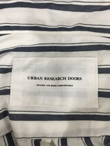 URBAN RESEARCH DOORS◆長袖シャツ/40/コットン/WHT/ストライプ_画像3