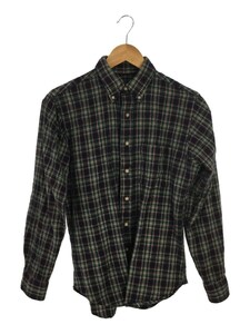 PENDLETON◆長袖シャツ/M/ウール/GRN/チェック/70s/USA製