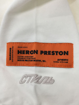 HERON PRESTON◆19SS/長袖Tシャツ/L/コットン/ホワイト/HMAB007S19600035_画像3