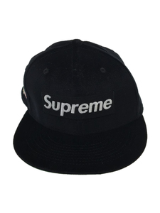 NEW ERA◆22AW/Velour Box Logo/キャップ/7 1/8/ベロア/BLK/メンズ