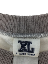 X-LARGE◆90s/OLD/半袖スウェット/XL/コットン/グレー/ボーダー_画像3