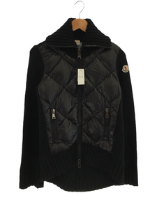 MONCLER◆カーディガン(厚手)/XS/ナイロン/BLK/G20939B00029