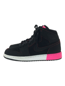 NIKE◆ハイカットスニーカー/AIR JORDAN 1 RETRO HIGH GS/23.5cm/BLK/332148-024