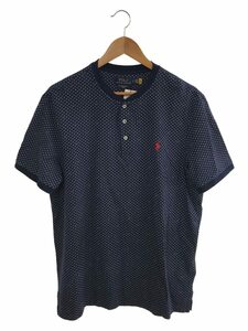 POLO RALPH LAUREN◆ポロシャツ/SS/コットン/NVY/総柄/POLO