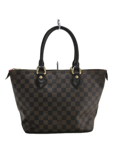 LOUIS VUITTON◆N51183/サレヤPM_ダミエ・エベヌ_BRW/PVC/BRW