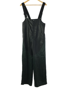 muller of yoshiokubo*Gloss fishing pants/ overall /38/ fake leather / black /MLF21411