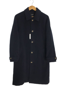 A.P.C.◆MANTEAU ETHAN/ステンカラーコート/XS/ウール/ネイビー/24226-1-27051