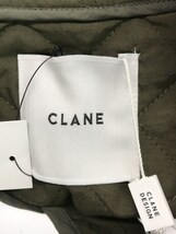 CLANE◆QUILTING NO COLOR JACKET/キルティングジャケット/1/カーキ/13104-0532_画像3