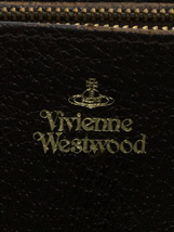 Vivienne Westwood◆ラウンドジップ長財布/レザー/BLK/無地/メンズ/ブラウン_画像3