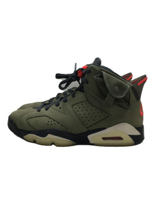 NIKE◆AIR JORDAN 6 RETRO SP/エアジョーダン6レトロスペシャル/カーキ/CN1084-200/26.