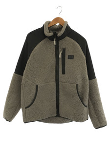 UNDER ARMOUR◆UA LEGACY SHERPA FZ/フリースジャケット/XL/ポリエステル/グレー/無地/1373655